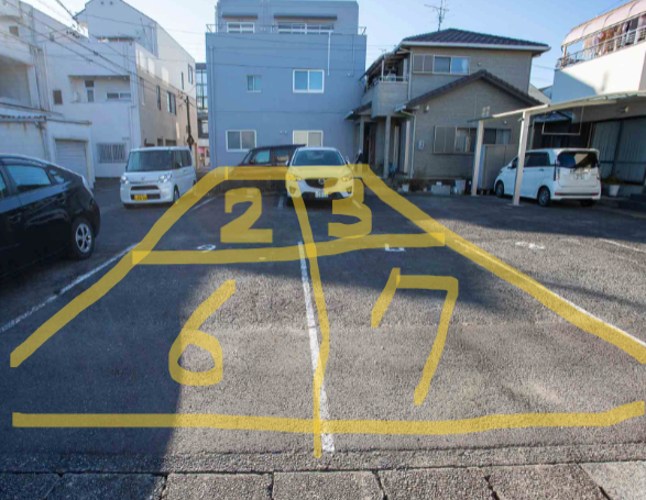 駐車場配置図 2,3,6,7
